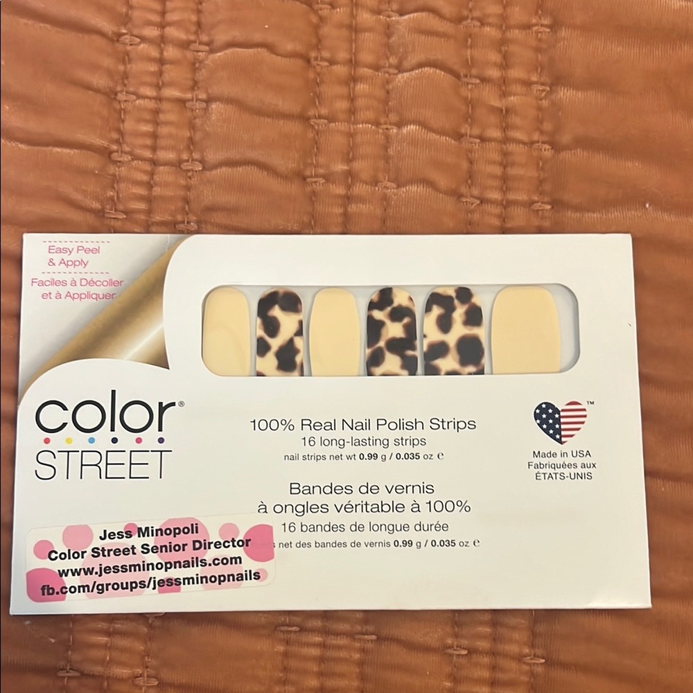 Color Street Leopard Nail Polish Strips